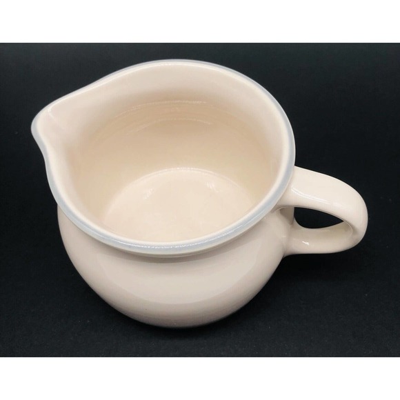 PFALTZGRAFF Stoneware Aura Pink Blue Band Creamer Bowl Cup Coffee Tea Design A1 - Picture 2 of 6